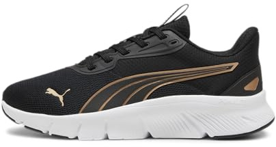 Puma Unisex-Erwachsene Flexfocus Lite Modern Running Shoe, Schwarz-Gold, 39 EU