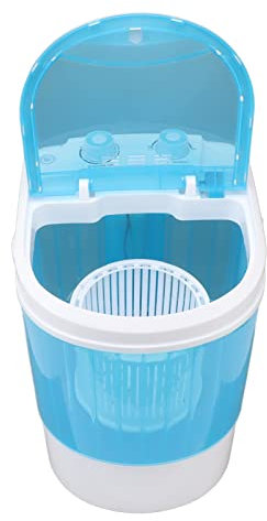 Mini Lavadora Secadora Combo, Máquina Compacta Portátil de 22L con Cesta de Ciclo de Giro, Manguera de Drenaje, Apartamentos de Camping, Dormitorios, Casas Rodantes (Enchufe