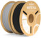 ELEGOO Matte PLA Filament Matte Schwarz Schiefergrau 2KG, 1.75mm 3D Drucker Filament Maßgenauigkeit +/- 0.02mm, 2 Stück 1kg Kartonspule (2.2lbs) für die meisten FDM 3D Drucker