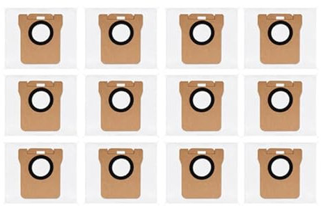 GNUFOPI Compatible con Xiaomi Robot Aspirador X20+ / X20 Plus Piezas Accesorios Cepillo Lateral Principal Filtro HEPA Paño de Trapeador Bolsa de Polvo Reemplazo(Dark Khaki)