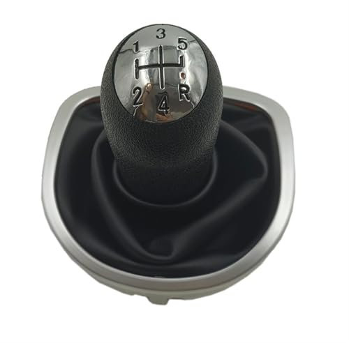 Auto Schaltknauf Für Clio 3 III 2005-2012 / Auto Schaltknauf Schaltgetriebe Griffe Abdeckung Schaltknaufmanschette Schaltknaufabdeckung(5 Speed)