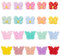 PH PandaHall 20 pcs Perles Focales en Silicone Perles en Silicone Papillon Perles Plates en Forme D'Animaux Perles D'Espacement en Silicone en Vrac pour la Fabrication de Porte Clés Bracelet