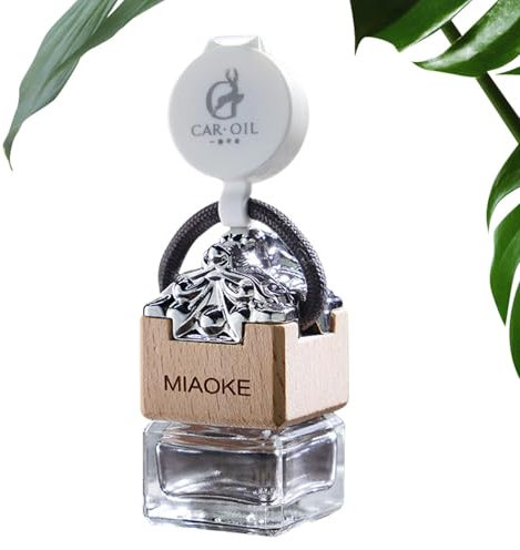 Seyrnicay Auto Lufterfrischer Diffusor, Parfümflaschen Jade Siegel Auto Duft Diffusor, Auto Duft Diffusor Wiederverwendbare Lufterfrischer Diffusor Flasche für Auto Home Offices