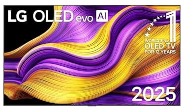 LG OLED77G57LW Téléviseur 77 (195 cm) 4K OLED evo AI (processeur α11 Gen2 4K AI, webOS 25, 120 Hz (VRR jusqu'à 165 Hz)) [Année modèle 2025]