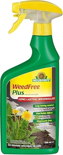 WeedFree Plus Spray, Weed and Moss Control Solution (2x Weedfree plus, 750ml)