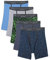 Fruit of the Loom Herren No Ride Up Boxer Brief (5-Pack) Slip, Sortierte Ringer (5 Stück), Small (5er Pack)