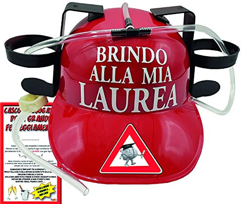 Bombo Casco Portalattine per Festeggiare la Laurea