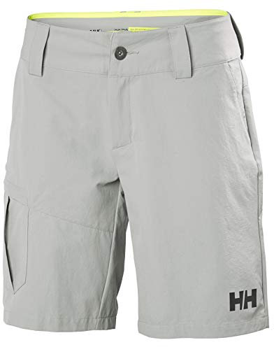 Helly Hansen Damen W QD Cargo Shorts, Grauer Nebel, 30