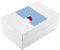 Infinity Boxes Boxen-Set, Magnet Nikolaus + Metallbox, klein, rechteckig, Creme-weiß