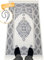 Imanpaper® Gebetsteppich Islam mit Tesbih blau I Extra dünn to go für Muslime I Platzsparend Geschenk für konvertierte Geschwister 1,20 x 0,70m | Seccade Salah Sejadah Islamic Prayer Rug