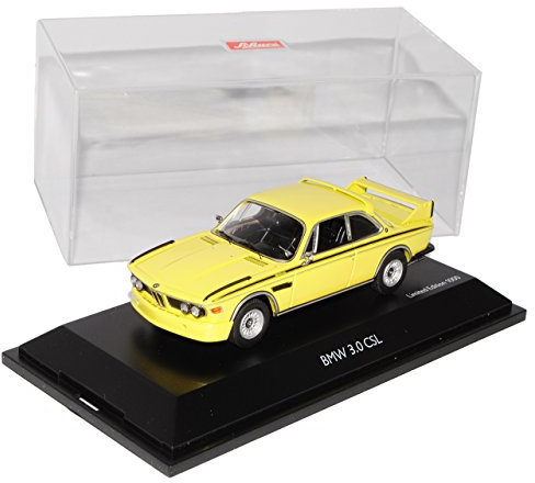B*M*W 3.0 CSL Gelb Coupe 1968-1975 1/43 Schuco Modell Auto
