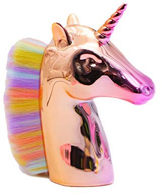 Sun Garden Nails Einhorn Staubpinsel Rainbow bunt: Nagelpinsel mit weichen, dichten Kunsthaar-Borsten, Unicorn Makeup Bürste