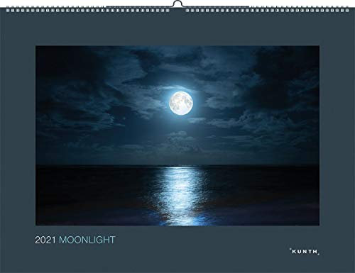 Moonlight - Kalender 2021 - Kunth-Verlag - Wandkalender mit faszinierenden Aufnahmen - Die Magie des Mondscheins - 60 cm x 45 cm