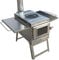 HSJCZMD Outdoor Camping Herd Holz, 2-in-1 BBQ Zelthitzer für Camping, 304 Edelstahl Outdoor Camping Herd Grill mit Edelstahlschornstein,B