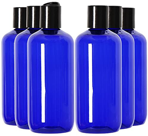 Youngever Lot de 10 Flacons Vide de Voyage 250ML, Bouteille de Voyage 250ML Bleu Plastique