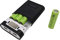 Power Bank - Caricatore da 8000 mAh (2000 mAh x 4), 2 USB, 5 V2 A, portatile, 2 in 1, con quattro batterie al litio da 3,7 V