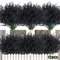 RECUTMS 12 Bundles Artificial Flowers Outdoor UV Resistant Outdoors Fake Plants Faux Plastic Flower in Bulk for Hanging Planters Outside Porch Vase Home Window Decoration 12Pcs(Black)