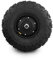 Ruota della carriola elettrica per tutti i terreni da 350 W con 145/70-6 Fat Off Road Pneumatico ruvido 14,5 Motoriduttore elettrico del carrello (24V 350W)