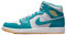 Nike 1 Mid Women, Segel/abgenutztes Blausegel, 36 EU