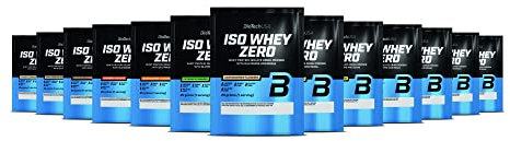 BioTechUSA Iso Whey Zero | Premium Whey Protein Isolate | Grass-Fed | Enzyme-Free | Sugar- and Gluten-free, Variety Pack (17 * 25 g)