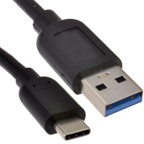 kenable USB 3.1 Type C to Type A Cable Gen2 10Gbps Data Transfer 3A Fast Charging Male to Male 1.5m Black