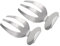 Ericetion Edelstahlsalat Server 2pcs/Set Salat Hände Zange Zum Rühren Von Salatnudeln Früchte Noodle Server Küche Gadgets Utensilien
