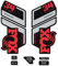 Adesivi compatibili con forcella bici Fox Float 34 SC formance 2022