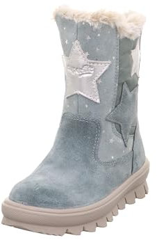 Superfit Flavia Bottes, Vert Clair argenté 7500, 27 EU Étroit