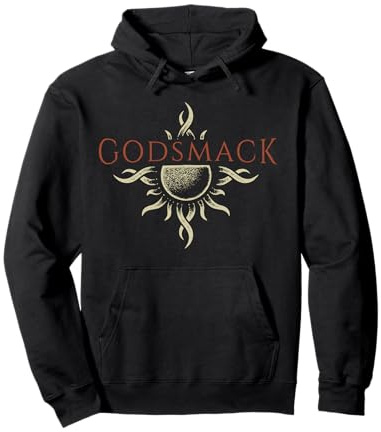 Godsmack Logo Sun On Black Pullover Hoodie