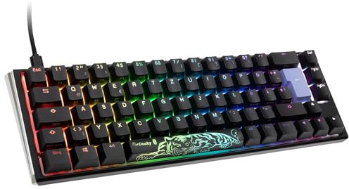 Ducky One 3 Classic, SF 65%, Cherry Black, RGB, Nero - Layout ITA