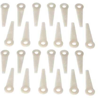 Lot de 24 Lames de Rechange en Plastique pour débroussailleuse 4111-007-1001