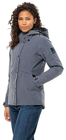 Jack Wolfskin Snowy Park Jkt W Giacca, Blu Notte, M Donna