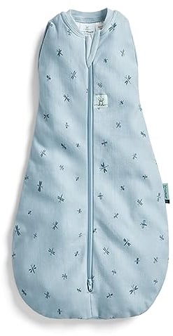 ergoPouch Cocoon Swaddle Sack 1,0 TOG – Baby-Schlafsack, sanfter, bequemer Sitz hilft, den Schreckreflex zu beruhigen, ideal für das Schlafen mit herein/heraus gestreckten Armen, weicher