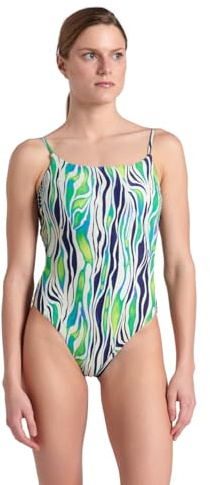 Arena Damen Women's Arena Water Print Swimsuit One Piece Swimsuit (1er Pack)