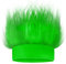 Novelty Place Grünes Haar-Kostüm-Stirnband – lustige Flauschige Crazy-Hair-Perücke Troll – ideal für Sportpartys, Kostüme, Cosplay und Halloween – ideal für Kinder, Jugendliche und Erwachsene
