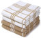 Encasa XO Küchenspiele und Küchenspiele Beige Terry Toallas de Felpa de algodón hautement absorbantes | 60x40 cm | Vielseitig einsetzbar zum Waschen und Reinigen 4er-Satz