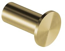 COSMIC Architect Sp Häkeln Wandbild im Kreisförmigen und Minimalistischen Design. Häkeln für Handtücher mit Schraubbefestigung. Metallzubehör für das Badezimmer in Gebürstetes Gold