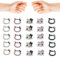 3D Nail Charms Kitty, 25PCS Sanrio Nail Charms, Kitty Charms Nägel, Diamanten für Nagelkunst, Kitty Nagel Charms, 3D Nail Art Charms, for Nail Art Decorations Supplies