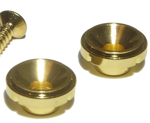 Gold Guitar string tree retainer Vintage Telecaster style Electric Guitar gold 5.3mm high (Set of 2)
