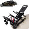MAYFABD Silla De Ruedas para Subir Escaleras sobre Orugas Silla De Ruedas Eléctrica Elevador De Escaleras Silla De Ruedas Plegable Ligera para Ancianos Carga 169kg,Negro