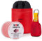 Throwing Bag with Throwing Line, Throwing Bag + 60m/197FT Throwing Line Set for Tree Climbing Tree Work Mountaineering(Red, 300G)