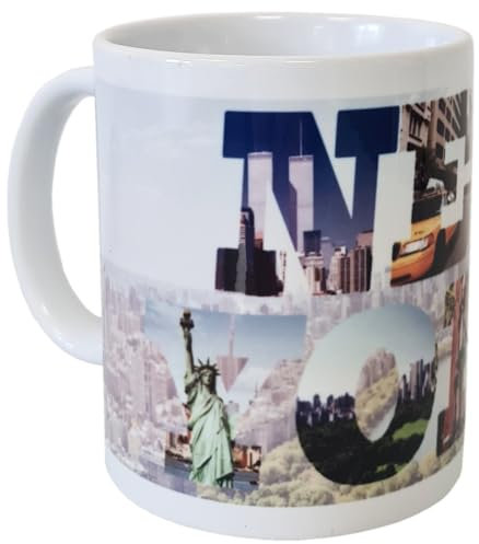 CBKREATION Taza de cerámica Nueva York