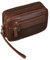 STILORD 'Nero' Handgelenktasche Herren Leder mit Doppelkammer Vintage Handtasche Clutch für 8,4 Zoll Tablets ideal für Reisen Festival Herrenhandtasche echtes Leder, Farbe:bourbon - braun