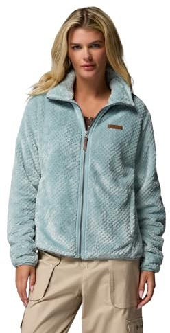 Columbia Damen Fire Side 2 Sherpa Full Zip Full Zip Fleecejacke, Crushed Blue, L