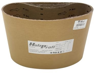 Holzprofi Schleifband 750x200 mm für u.a. Bona Scorpion | Set aus 5 Stück | Perfektes Schleifpapier für Parkettschleifmaschinen | Aluminiumoxid | Versch. Körnungen (Körnung 100)