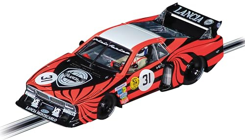 Carrera Digital 132 20032081 Lancia Beta Montecarlo Turbo No.31, 6h Brands Hatch 1979 1:32 Scale Slot Car With Working Front, Rear & Tail Lights Suitable For Ages 8 Years+