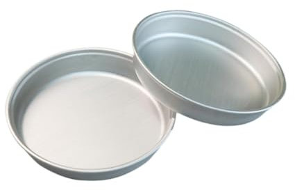 misppro Paquete de 2 platos de camping de aleación de aluminio, vajilla ligera para exteriores, viajes, senderismo, picnics