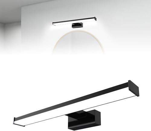 ACXIN LED Spiegellampe Bad 10W 40cm Kaltweiß 6000K 700LM, IP44 Wasserdicht Spiegelleuchte Badezimmer, Schminklicht Badlampe Wandleuchte für Spiegelschrank