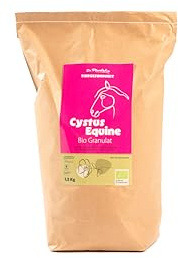 Cystus Equine Bio Granulat – Zistrosenkraut für Pferde 1,5kg | Einzelfuttermittel ohne Zusätze & PA, ADMR-konform, Kräuterfutter für mehr Wohlbefinden & Immunsystem, 100% Cistus incanus L.