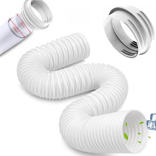Tubo di scarico per climatizzatore, diametro 130 mm, prolunga 150 cm, con adattatore 130 mm interno/150 mm esterno, tubo universale di scarico per condizionatori d'aria